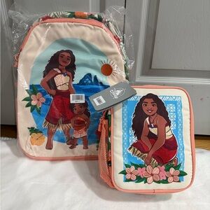 ⭐️NWT ❤️Disney Moana backpack and lunch box